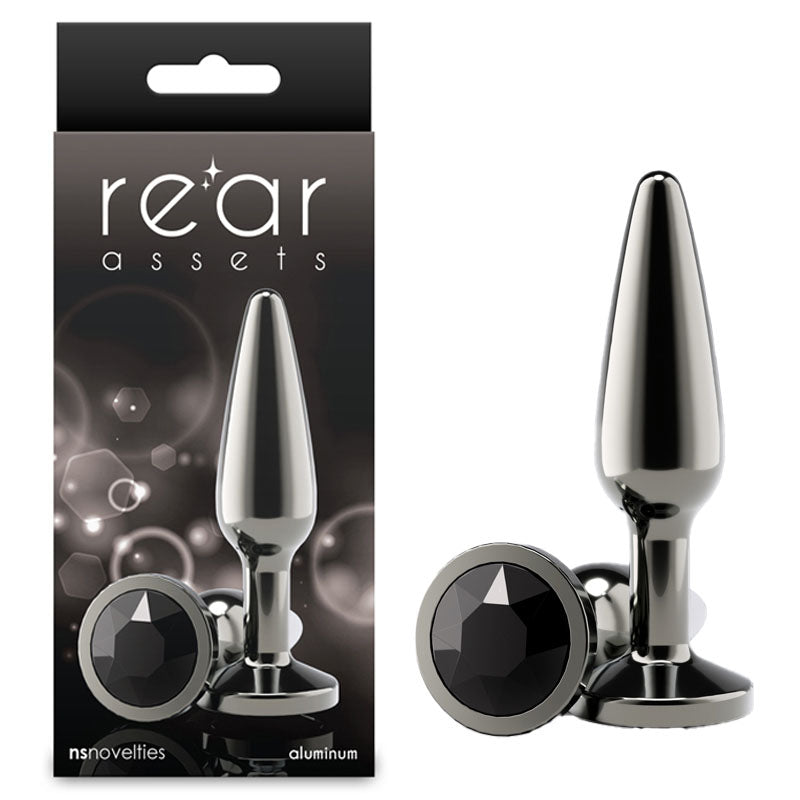 Rear Assets Tapered - Medium - Gunmetal - NS Novelties
