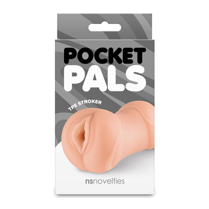 Pocket Pals Vagina Stroker - Tan - Tan Vagina Stroker NS Novelties