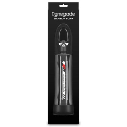 Renegade Warrior Pump - Black - Black/Clear Waterproof Automatic Penis Pump NS Novelties