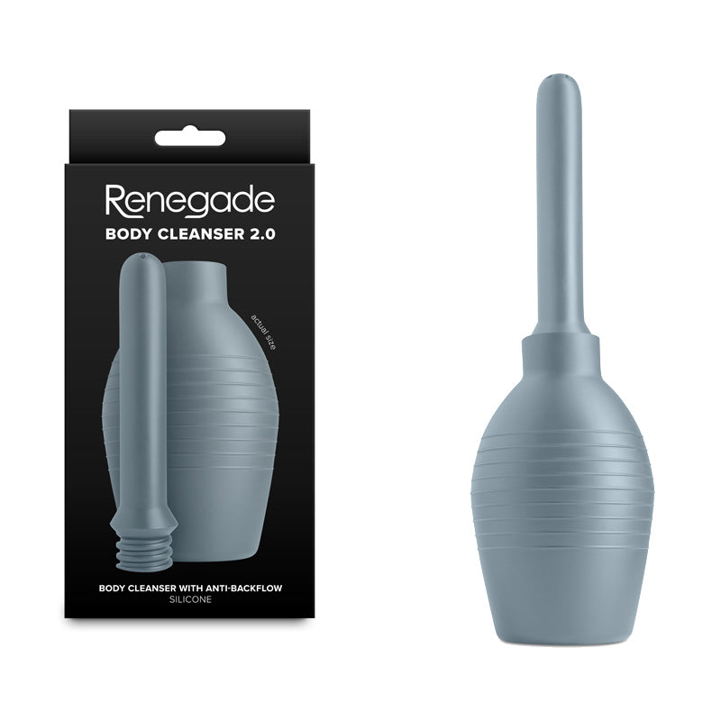Renegade Body Cleanser 2.0 - Grey - Grey Unisex Douche NS Novelties