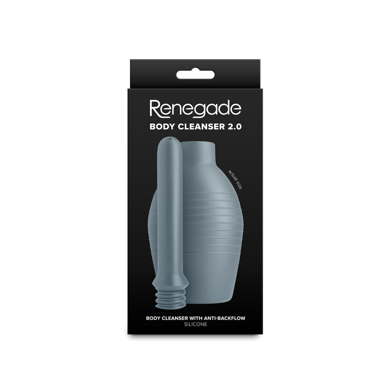 Renegade Body Cleanser 2.0 - Grey - Grey Unisex Douche NS Novelties