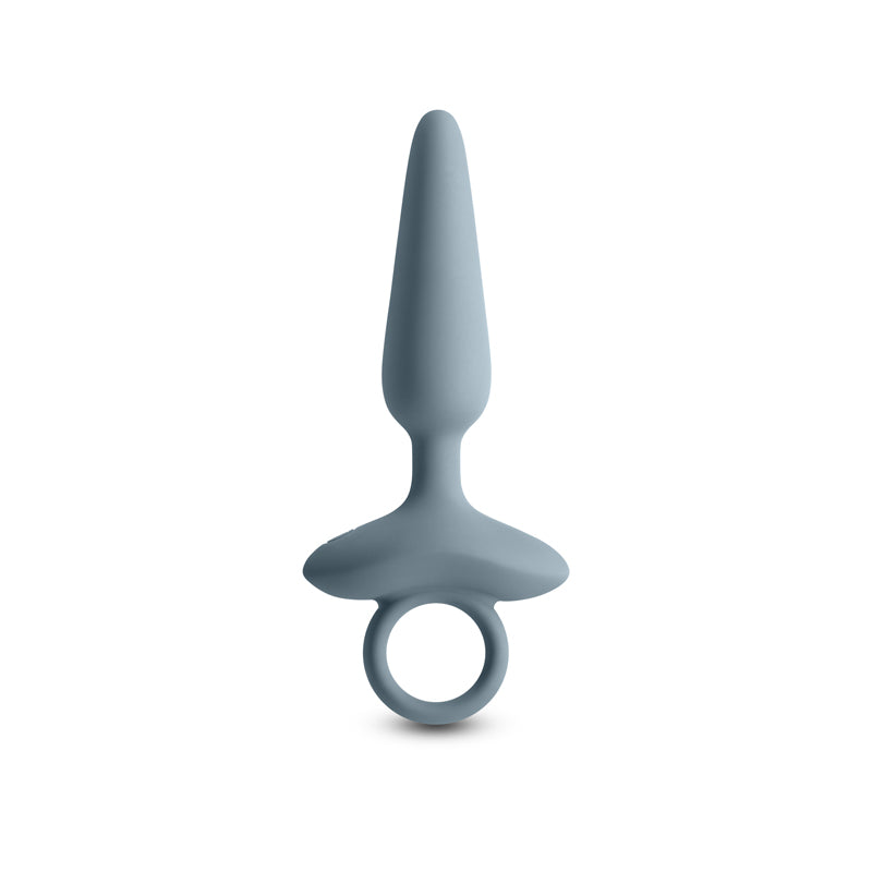 Renegade Maverick - Grey - Grey 15 cm USB Rechargeable Vibrating Butt Plug NS Novelties