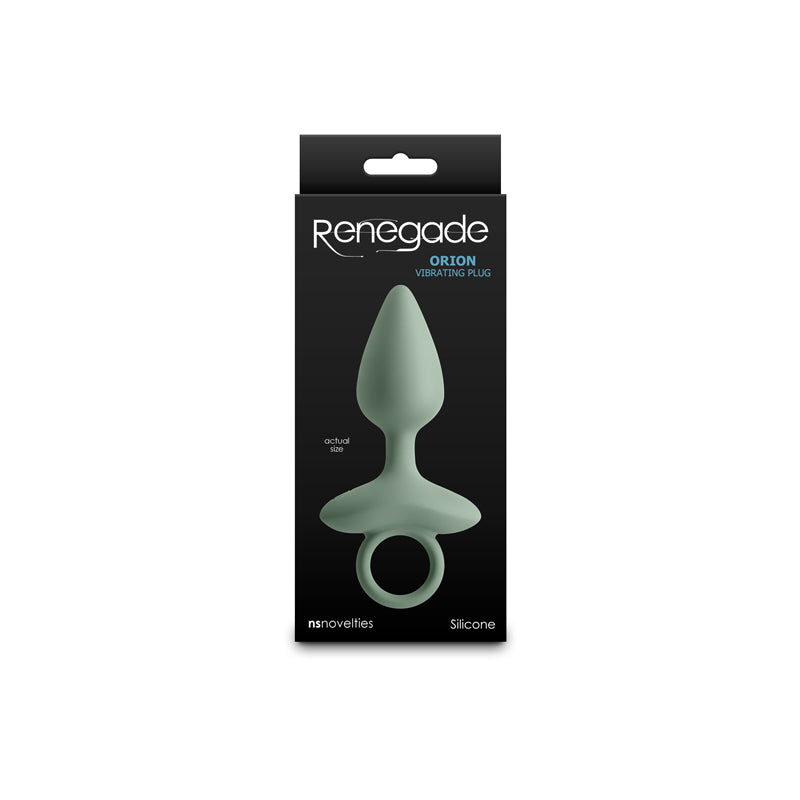 Renegade Orion - Sage - Green 13 cm USB Rechargeable Vibrating Butt Plug NS Novelties