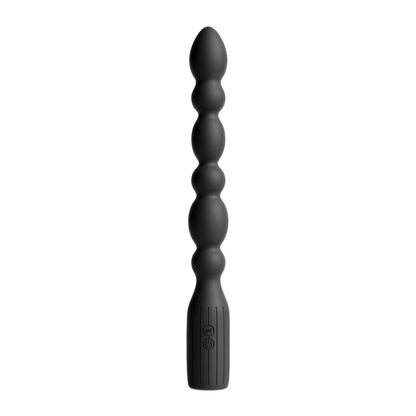 Renegade Prime - Black - Black 28.8 cm USB Rechargeable Vibrating Anal Beads NS Novelties