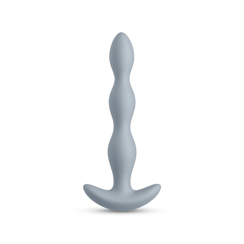 Renegade Vantage - Grey - Grey 20.6 cm USB Rechargeable Vibrating Anal Beads NS Novelties