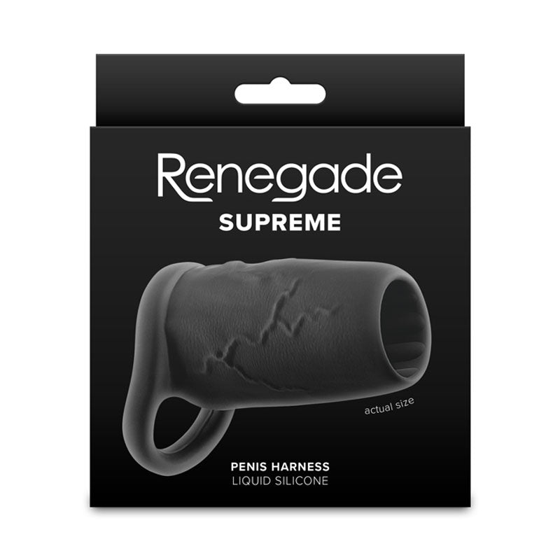 Renegade Supreme - Black - Black Penis Sleeve NS Novelties
