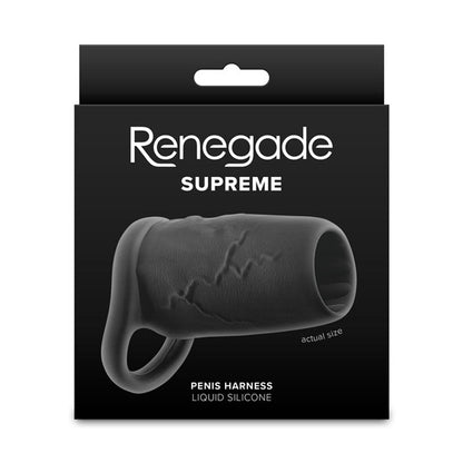 Renegade Supreme - Black - Black Penis Sleeve NS Novelties