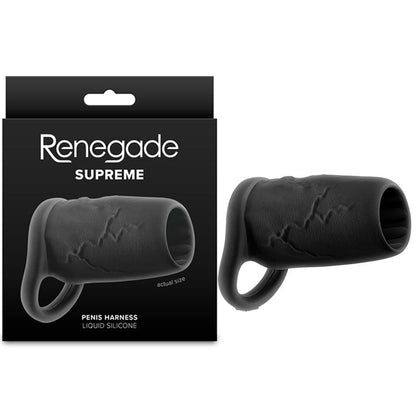 Renegade Supreme - Black - Black Penis Sleeve NS Novelties