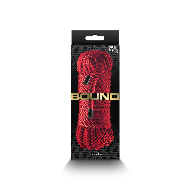 Bound Rope - Red - Red Bondage Rope - 7.6 metre length NS Novelties