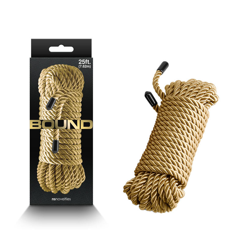 Bound Rope - Gold - Gold Bondage Rope - 7.6 metre length Gold - Club X