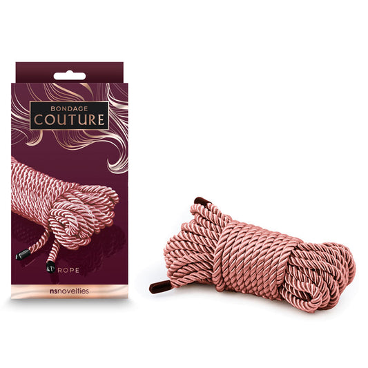 Bondage Couture Rope - Rose Gold - Rose Gold Bondage Rope - 7.6 metre Rose Gold - Club X