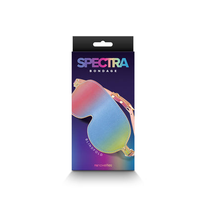 Spectra Bondage Blindfold - Rainbow - Rainbow Eye Restraint NS Novelties