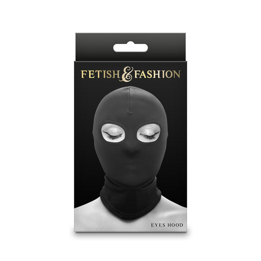 Fetish & Fashion - Eyes Hood - Black - Black Hood Black - Club X