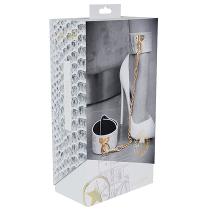 OUCH! Florence Collection - Leg Cuffs - White Restraints Shots Toys