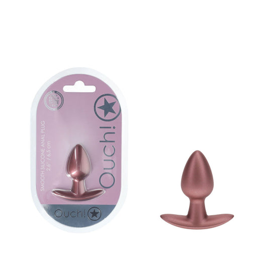 OUCH! Anal Plug - Small - Rose Gold - Rose Gold 6.5 cm Small Butt Plug Rose Gold - Club X