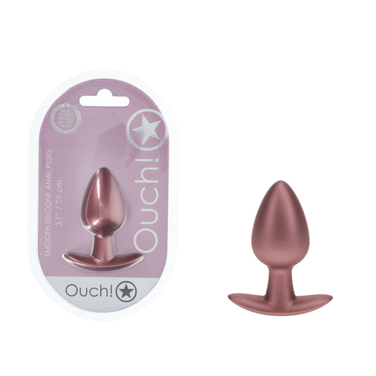 OUCH! Anal Plug - Medium - Rose Gold - Rose Gold 7.9 cm Medium Butt Plug Rose Gold - Club X