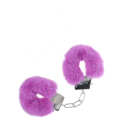 OUCH! Classic Fluffy Cuffs - Purple - Purple Fluffy Restraints Shots Toys
