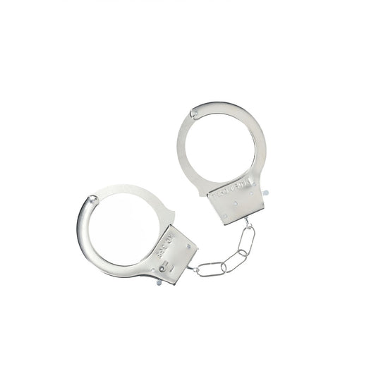 OUCH! Classic Metal Cuffs - Silver - Metal Restraints Silver - Club X