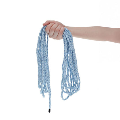 OUCH! Bondage Rope - 10 M - Powder Blue - Powder Blue Nylon Bondage Rope - 10 metre Length Shots Toys
