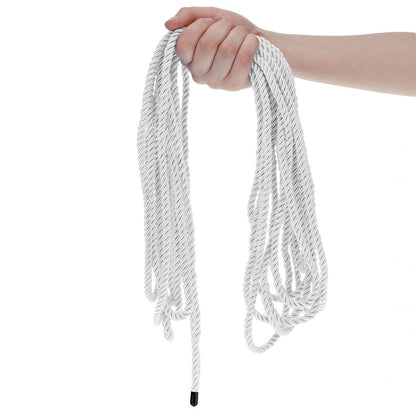 OUCH! Bondage Rope - 10 M - Silver - Silver Nylon Bondage Rope - 10 metre Length Shots Toys