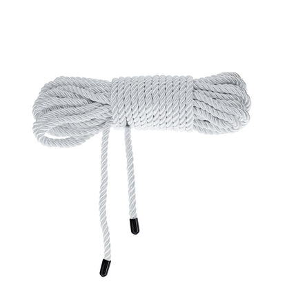 OUCH! Bondage Rope - 10 M - Silver - Silver Nylon Bondage Rope - 10 metre Length Shots Toys