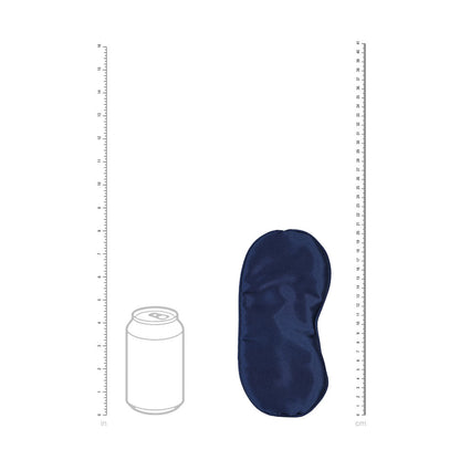 OUCH! Satin Mask - Navy - Navy Blue Eye Mask Shots Toys