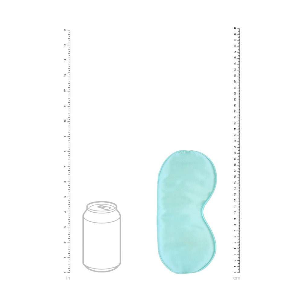 OUCH! Satin Mask - Powder Blue - Powder Blue Eye Mask Shots Toys