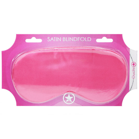 OUCH! Satin Mask - Pink - Pink Eye Mask Shots Toys