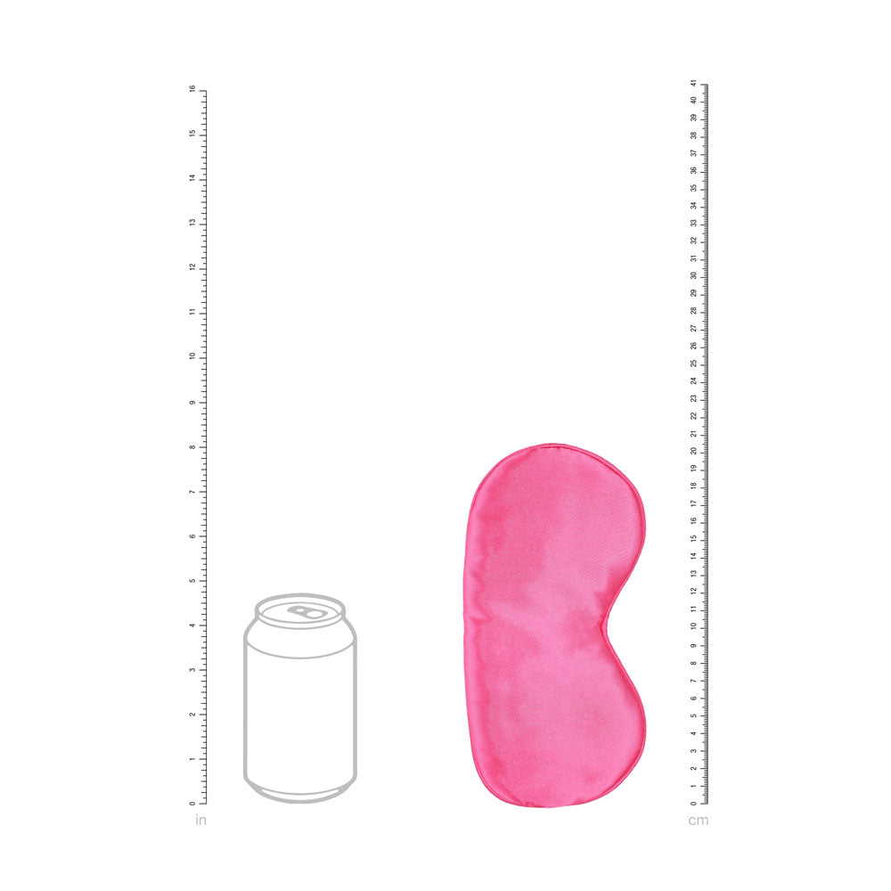 OUCH! Satin Mask - Pink - Pink Eye Mask Shots Toys