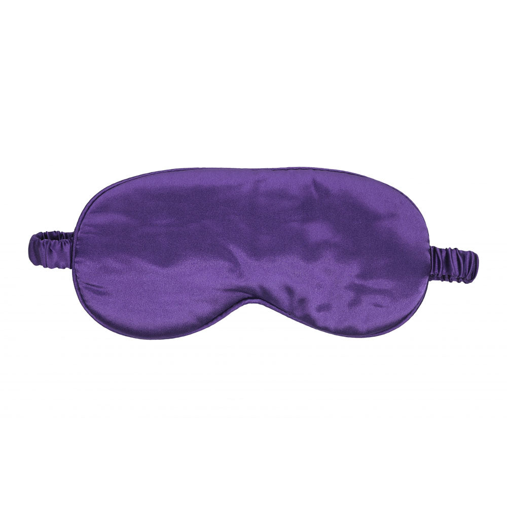 OUCH! Satin Mask - Purple - Purple Eye Mask Shots Toys