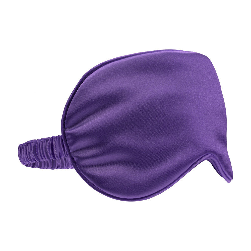 OUCH! Satin Mask - Purple - Purple Eye Mask Shots Toys