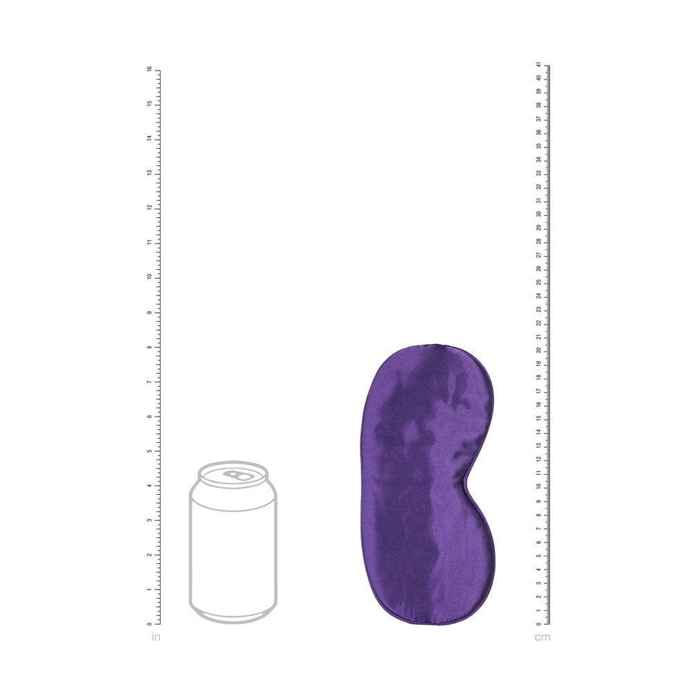 OUCH! Satin Mask - Purple - Purple Eye Mask Shots Toys