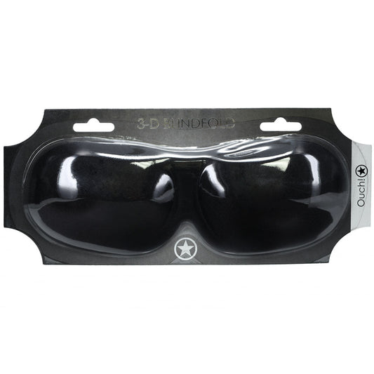 OUCH! 3D Mask - Black - Black Eye Mask Shots Toys