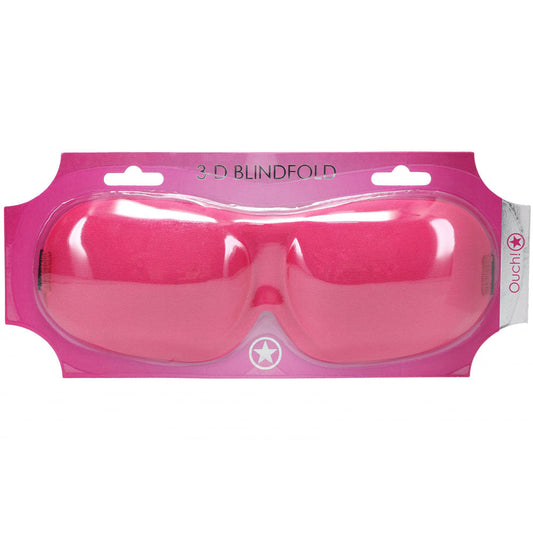 OUCH! 3D Mask - Pink - Pink Eye Mask Shots Toys