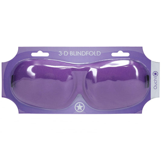 OUCH! 3D Mask - Purple - Purple Eye Mask Shots Toys