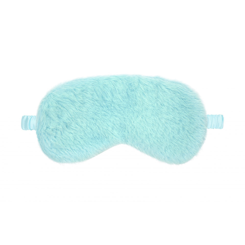 OUCH! Fluffy Mask - Powder Blue - Powder Blue Fluffy Eye Mask Shots Toys
