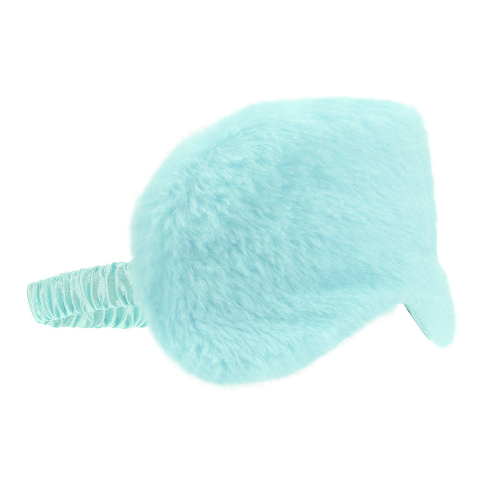 OUCH! Fluffy Mask - Powder Blue - Powder Blue Fluffy Eye Mask Shots Toys