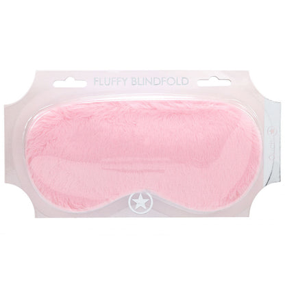 OUCH! Fluffy Mask - Powder Pink - Pink Fluffy Eye Mask Shots Toys