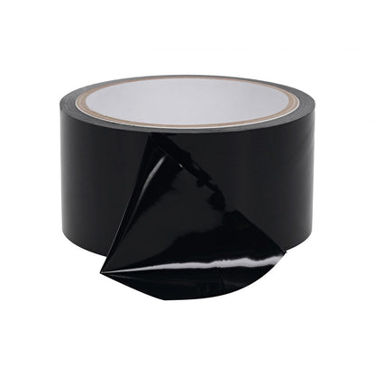 OUCH! PVC Non-Stick Tape - Black - Black Bondage Tape - 20 metre Length Shots Toys