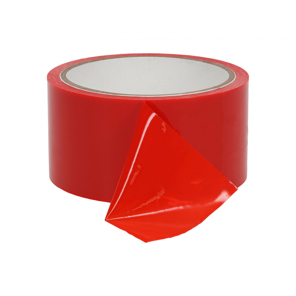 OUCH! PVC Non-Stick Tape - Red - Red Bondage Tape - 20 metre Length Shots Toys