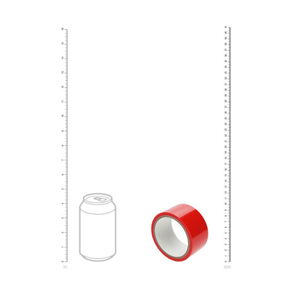 OUCH! PVC Non-Stick Tape - Red - Red Bondage Tape - 20 metre Length Shots Toys