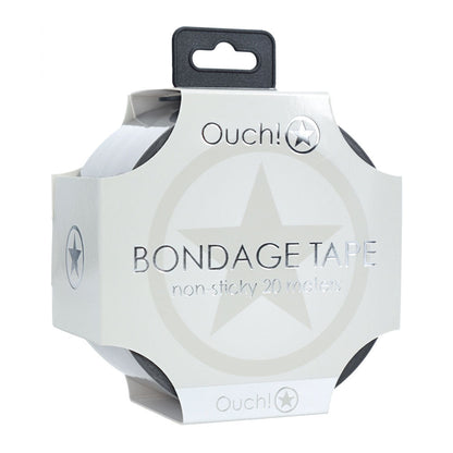 OUCH! PVC Non-Stick Tape - Silver - Silver Bondage Tape - 20 metre Length Shots Toys
