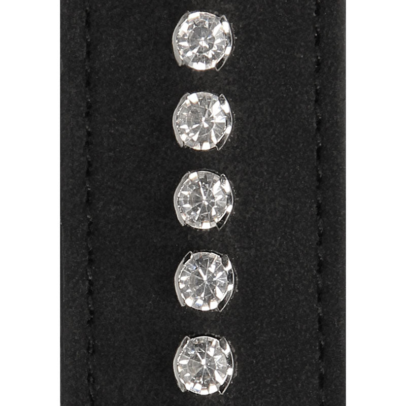 OUCH! Diamond Studded Eye-Mask - Black Eye Mask Shots Toys