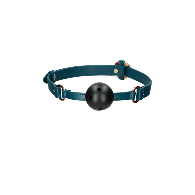 OUCH! Halo - Breathable Ball Gag - Green Mouth Restraint Shots Toys