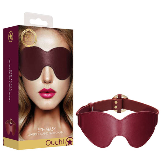 OUCH! Halo - Eyemask - Burgundy Eye Mask Red - Club X