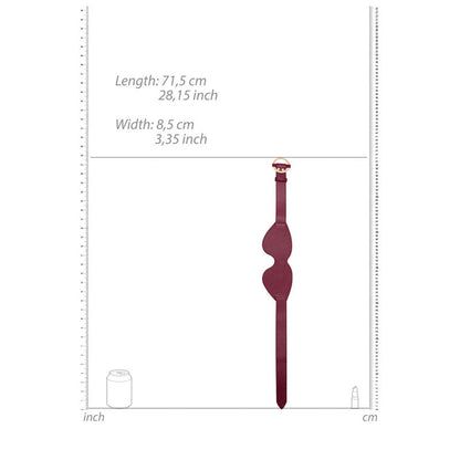 OUCH! Halo - Eyemask - Burgundy Eye Mask Shots Toys