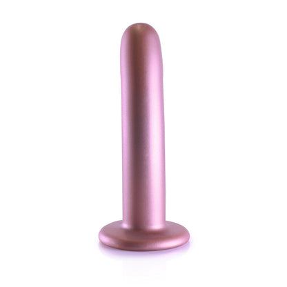 OUCH! Smooth Silicone G-Spot Dildo - 6'' / 14.5 cm - Rose Gold 14.5 cm Dildo Shots Toys