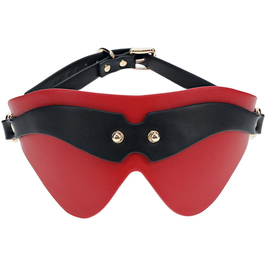 OUCH! Milan Collection - Blindfold - Black/Red Eyemask Black - Club X