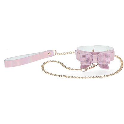 OUCH! Paris Collection - Collar with Leash - Pink Restraint Shots Toys