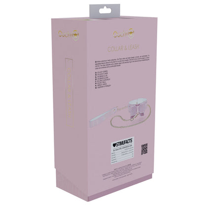 OUCH! Paris Collection - Collar with Leash - Pink Restraint Shots Toys